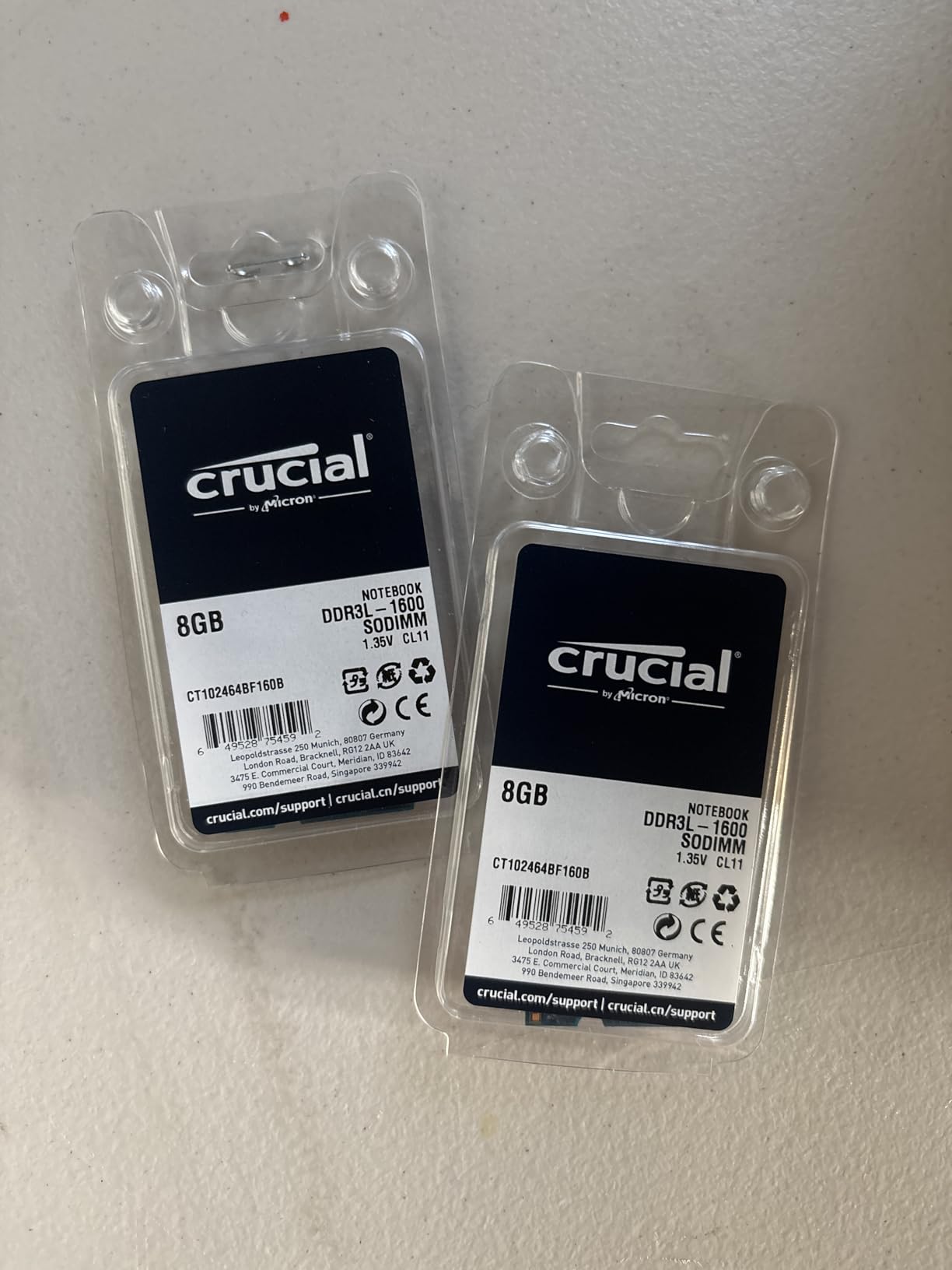 Crucial 16GB kit (8GBx2), 204-pin SODIMM, DDR3 Liberia | Ubuy